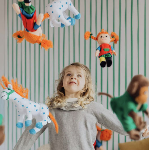 PIPPI LONGSTOCKING - Pippi Longstocking Rag Doll - 40cm